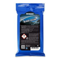 Glass cleaning wipes