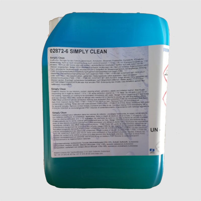 Vehicle interior cleaner Riwax Simply Clean
